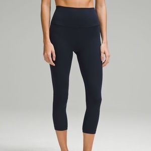 Lululemon Align Navy High Rise Crop legging 8